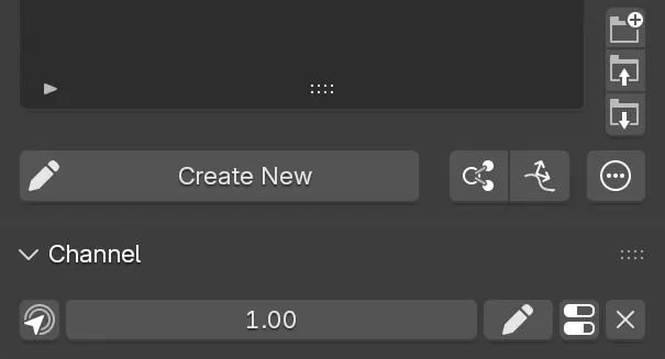The Channel section located below the Target List and the Edit Mode button.
