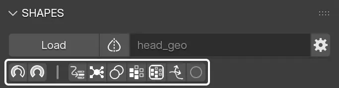 The filter buttons for the Target List.